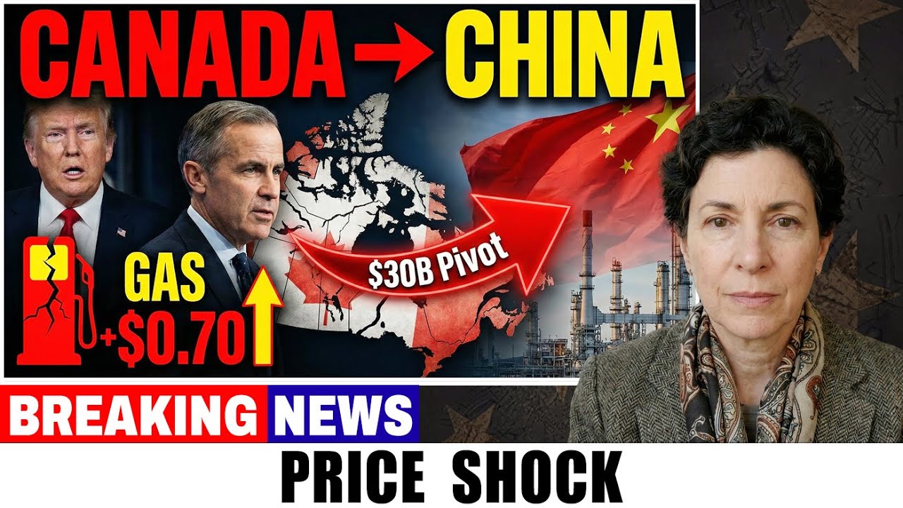 BREAKING: Explosive Fallout as Canada Abandons the U.S., Locks in $30B China Pivot, Gas +$0.70
