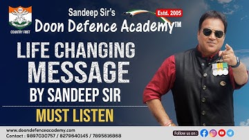A Life-Changing Message By Sandeep Sir | Must Watch This Full Video