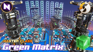 GREEN MATRX 🟩; A Single Build For Everything | Dyson Sphere Program | Tutorial / Master Class