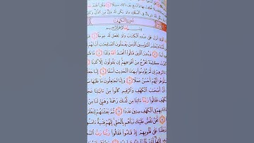 خمسة اوائل من سورة الكهف ❤️ جمعة مباركة #explore