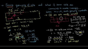Explaining Series grouping of Cells in Current Electricity
