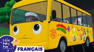 Les roues du bus sous la pluie - Comptines et Chansons pour Bébés | Little Baby Bum en Français