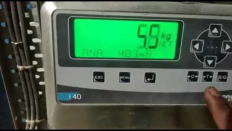 Load Cell Zero Calibration