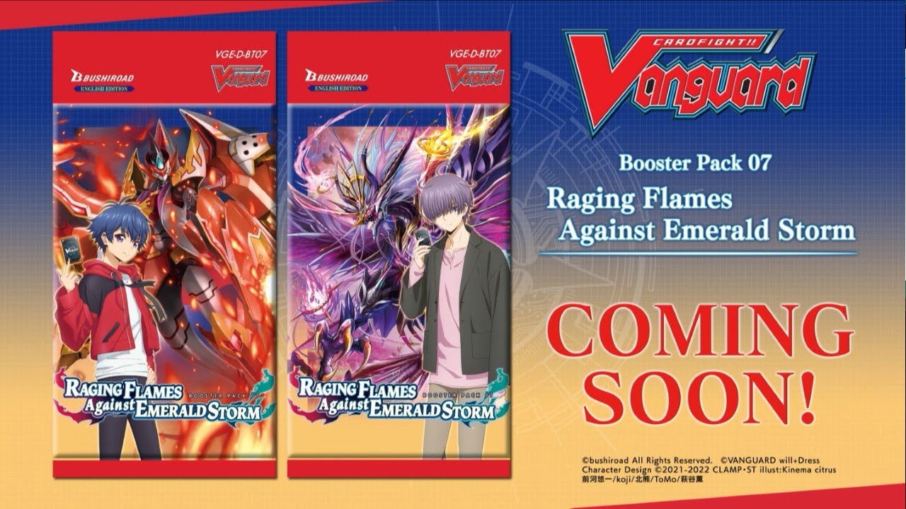 REVAMP コレクティブルカードセット BounPrem Booster Pack 07: Raging Flames Against Emerald Storm - YouTube