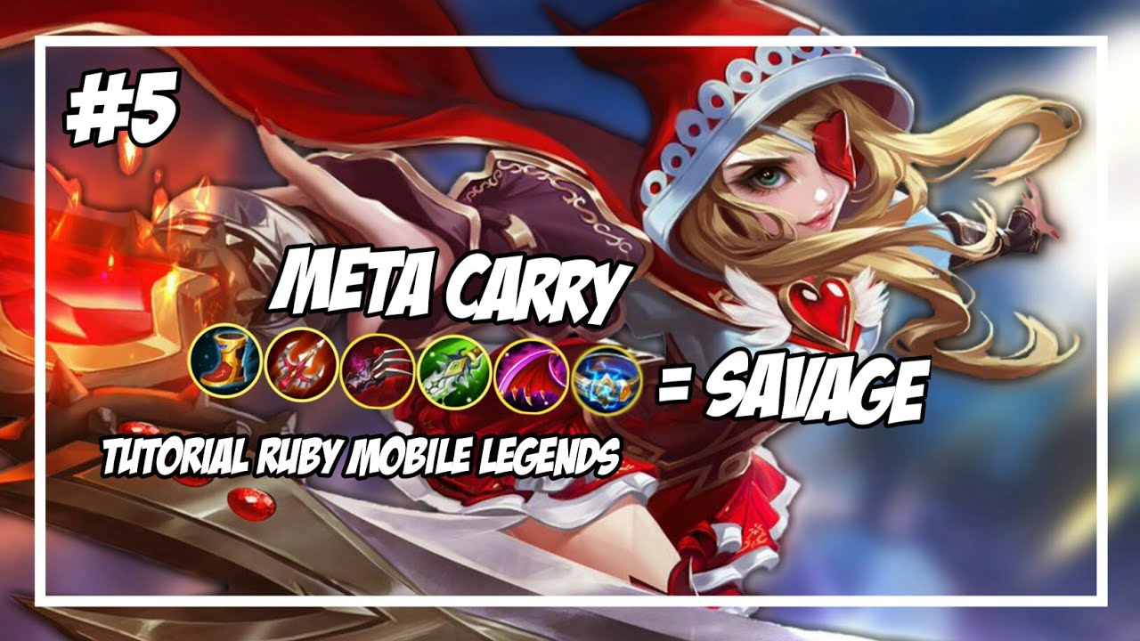 TUTORIAL CARRY RUBY - TUTORIAL RUBY MOBILE LEGENDS - YouTube