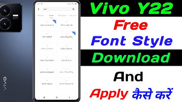 How To Vivo Y22 Free Font Style Download ll How To Change Font Style Vivo Y22