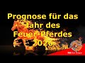 2026 Wird Extrem Prognose Für Das Jahr Des Feuer Pferdes BingWu