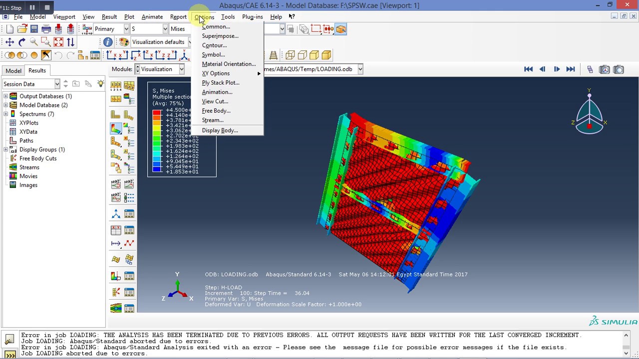 Modeling of Steel Plate Shear Walls using ABAQUS 2/2 YouTube