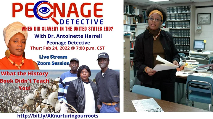 Dr. Antoinette Harrell Peonage Research