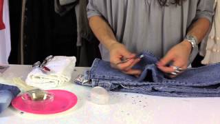 How to Disstress Jeans : Style Savvy