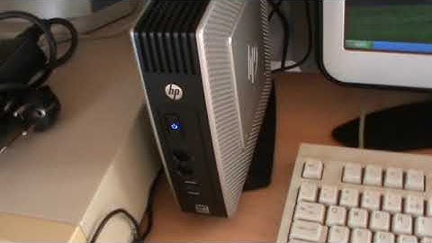 HP Thin Client T5550 Running Windows XP