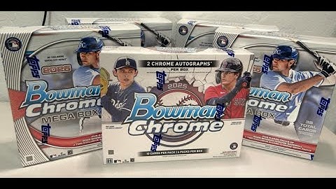 WHATNOT BREAK#1 - 11/17/2025(RIPPED 11/18) - 1x 2025 Bowman Chrome HOBBY + 4x Bowman Chrome MEGAS