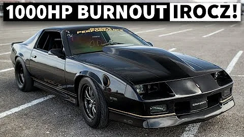 Street-trim 1000hp Third Gen Camaro: Clean and Blacked-Out Drag Racing Machine