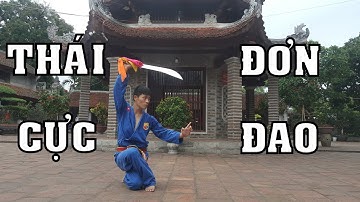 Vovinam - THÁI CỰC ĐƠN ĐAO PHÁP HƯỚNG DẪN ĐÁNH CHẬM (Vovinam Taiji Broadsword Form Tutorial)