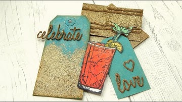 How To Create Different Effects with Seth Apter Baked Texture Embossing Powder Dirty Sand from Emera