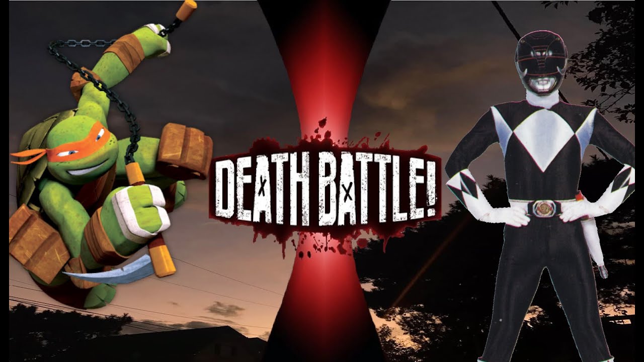 White Ranger Death Battle Death Battle Fan-Made Trailer: Michelangelo VS Black Ranger (TMNT VS ...
