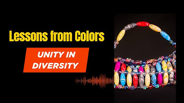 Lesson from Colour : Unity in Diversity #painting  #valueeducation #youtubelearning