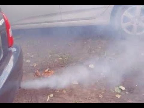 Дымит машина или колпачки или кольца