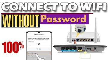 How To Connect WiFi Without Password Using WPS Button || How to Connect Wifi Without Password Fast