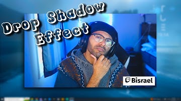 How to add a Drop Shadow filter on your facecam in obs studio