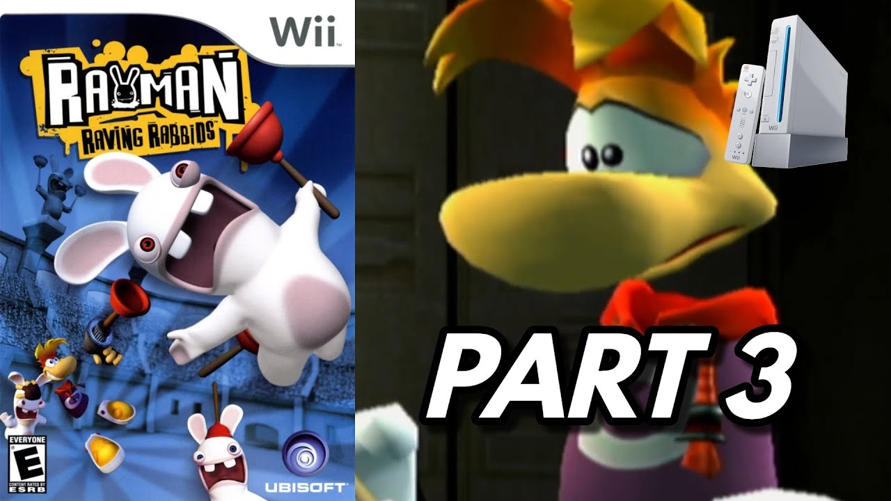 Rayman Raving Rabbids – Walkthrough Part 3 | Nintendo Wii Gameplay ...