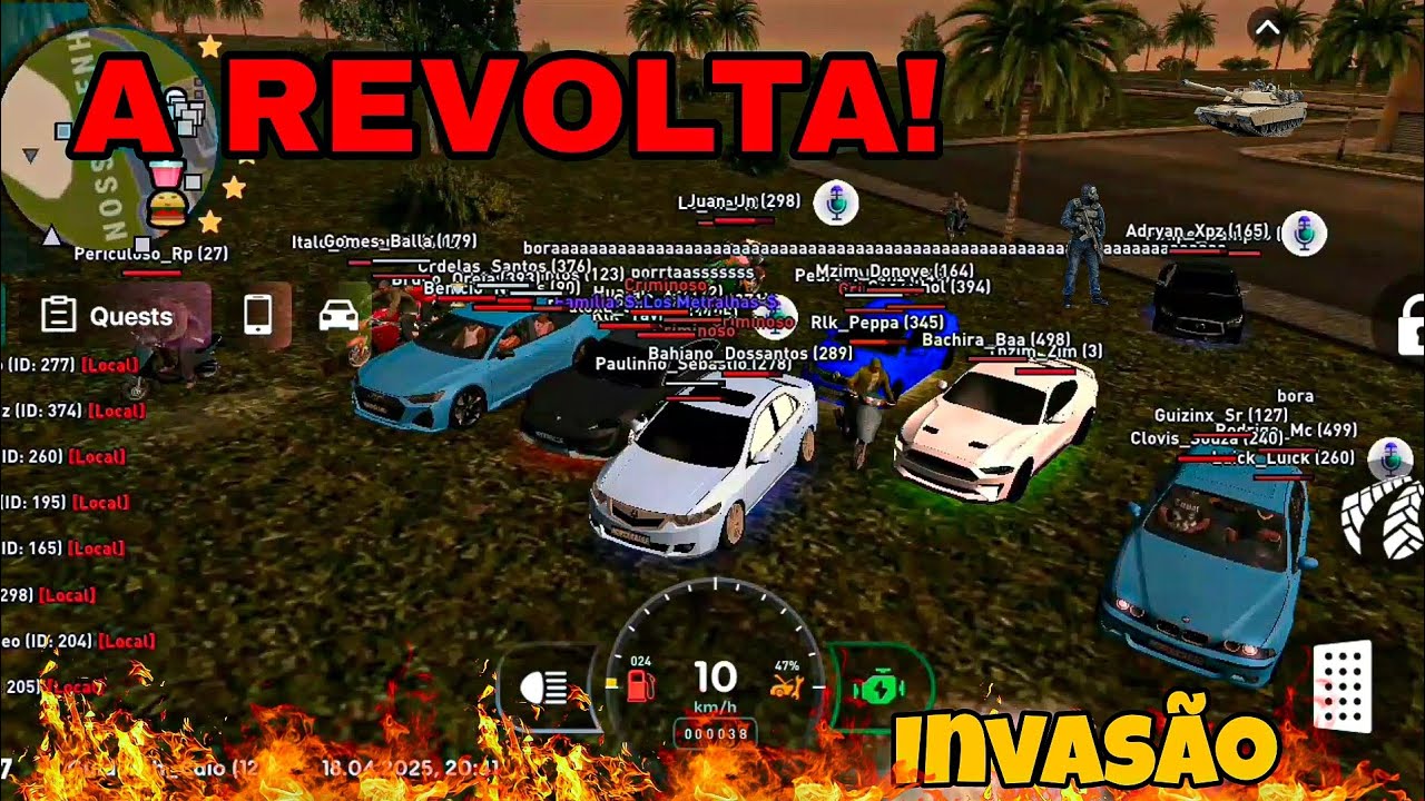 Fiz a REVOLTA na Cidade do Rio Rise e invadimos  TUDO☠️🔥⚔️