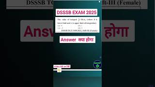 DSSSB TGT PGT maths previous year question paper solution #dsssb #gic #pgt #tgt #uppgt #uptgt
