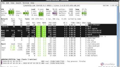 How to monitor Linux system performance using Glances tool