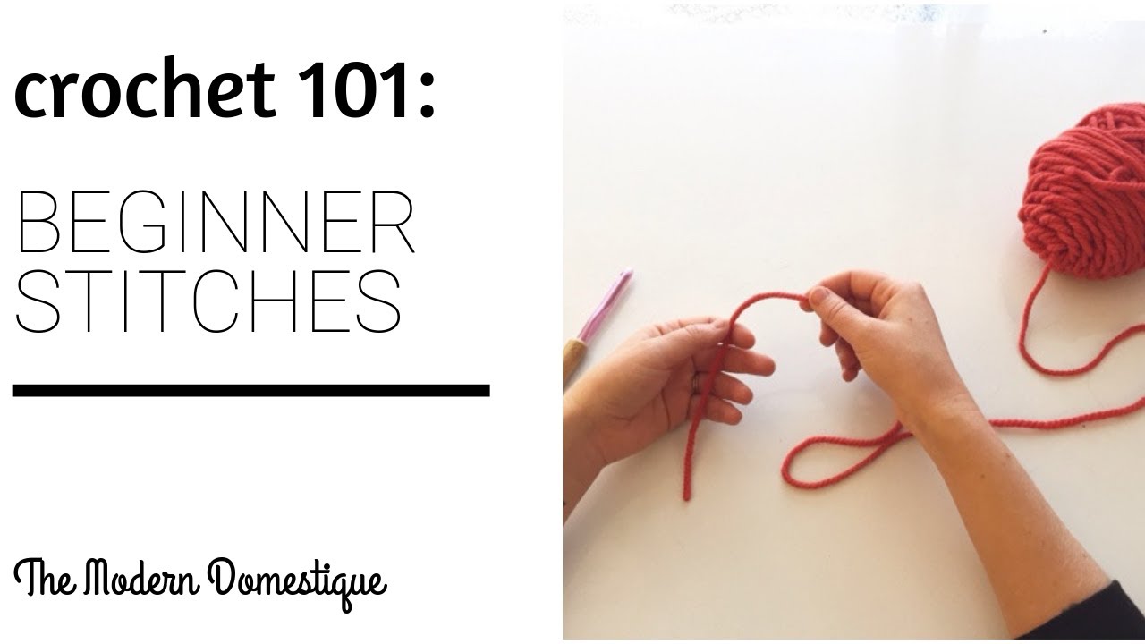 Crochet 101: Learn to crochet the beginner stitches - YouTube