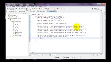 Yakın Kampüs  - Java Uygulamaları - Uygulama-6: Class ve Array içiçe Uygulaması