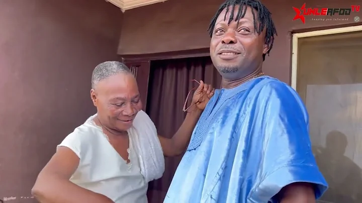 Kunle Afod gift his mum a new car for her 75th birthday in the presence of his grandma