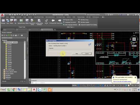 CHUYỂN FILE CAD SANG PDF TRONG CAD ELECTRICAL
