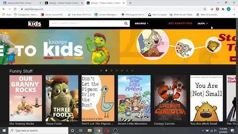 Kanopy Tutorial with Sarah