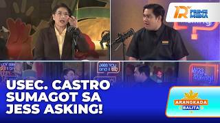 Usec. Castro, Diretsahang Sumagot sa Jess Asking | Arangkada Balita screenshot 1