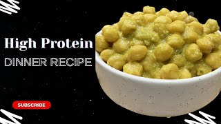High Protein Dinner (Chickpea Recipe)/  Low Carb High Protein/ Vegan Recipe/ How to Lose Weight Fast