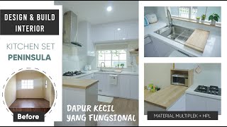 Peninsula Kitchen Set || Dapur Kecil yang Fungsional