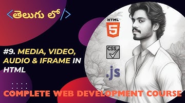 HTML Media, Video, Audio and Iframe in Telugu | The Indian Webbie | TIW