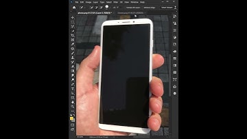 How to make Realistic Screen Mockup in Photoshop - Tutorial ! #shorts #photoshop