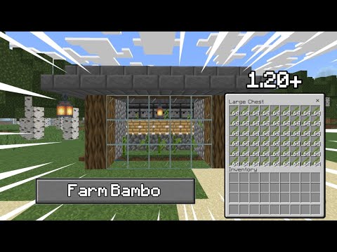 Tutorial membuat Bambo Farm otomatis di Minecraft (simpel)‼️ - YouTube