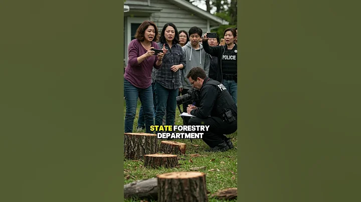 HOA Karen Cut Down My Trees, Forestry Stormed Her Yard #hoakaren #shorts #hoastories