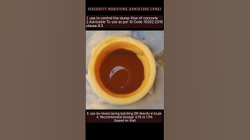 How to use VMA in concrete| How can we use segregated Concrete| Viscosity Modifying Agent| Reducer