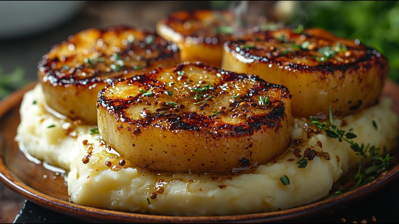 Этот веганский стейк из кольраби вас удивит! Нежный, карамелизированный и восхитительный.