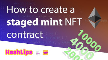 How to create a staged mint NFT contract