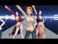One piece Crayon pop Bar Bar Bar Nami,Boa,Robin,Nojiko