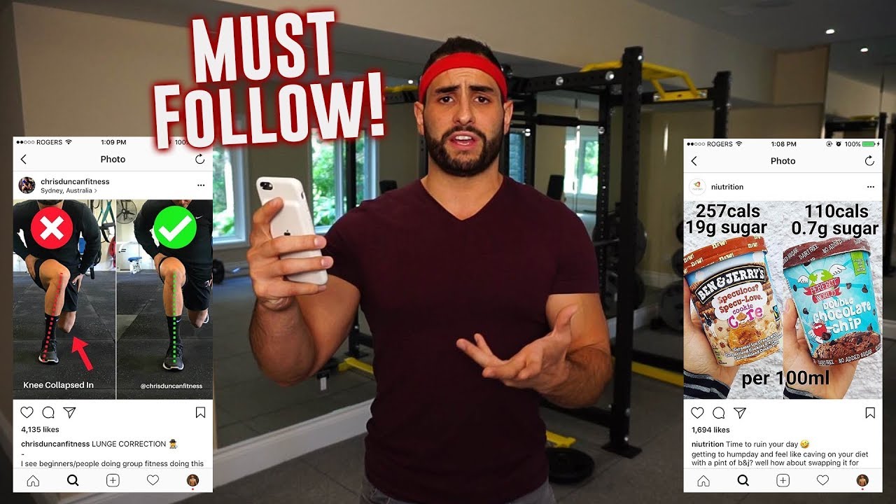 10 BEST Fitness & Nutrition INSTAGRAM Accounts to Follow (+1 BONUS