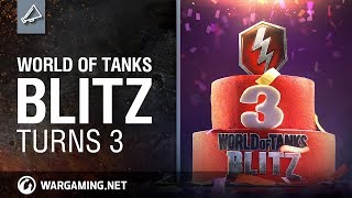 World of Tanks Blitz Turns 3