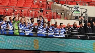 Reading FC lift the first ever Under 14s Nike Trophy at Wembley Stadium