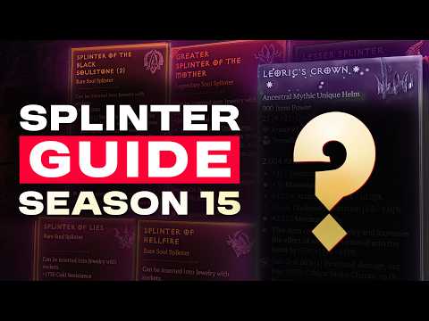 Soul Splinters: Everything you need to know | Diablo 4 Season 15