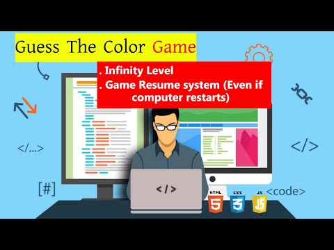 Fun Game in HTML CSS Javascript | Guess the color Game in Javascript
