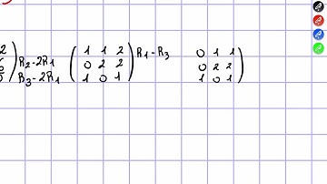 Exercise 2.2.15 Mathematical Methods in the Physical Sciences Mary L Boas Rank of a matrix